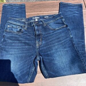 Men’s jeans, slim straight 32 waist 30 long